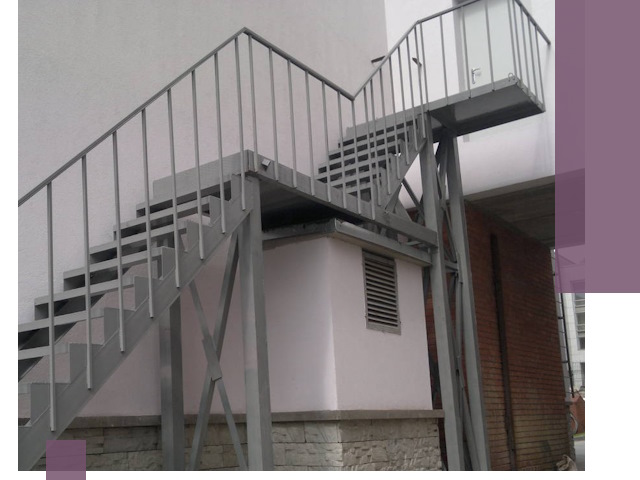 Монтаж пожарных лестниц под ключ в Тейково с гарантией качества