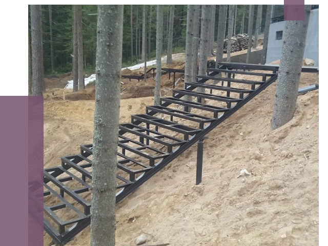 Монтаж металлических лестниц в Тейково от 14407 руб. 