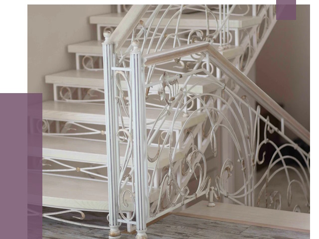 Изготовление кованых лестниц на заказ в Тейково от 92421 руб. | ПРОЛЁТ-Ткв