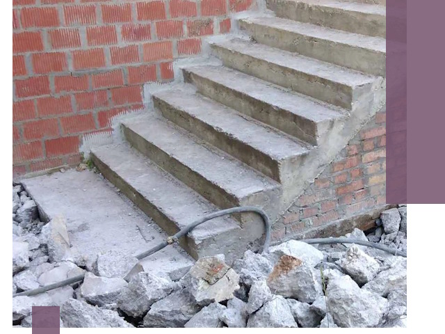 Демонтаж бетонных лестниц в Тейково: быстро и безопасно