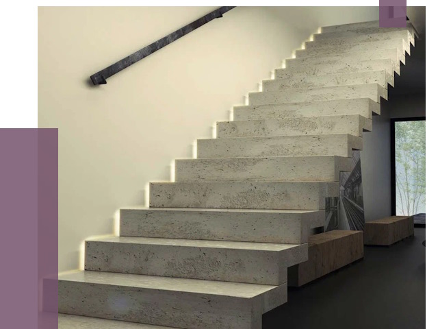Облицовка бетонных лестниц в Тейково от 4893 руб/м2 