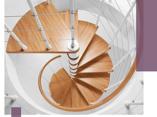 Изготовление винтовых лестниц под ключ в Тейково