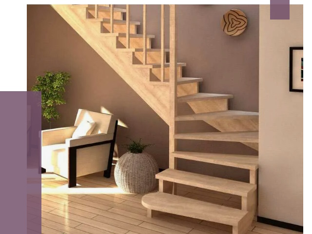 Изготовление Г-образных лестниц в Тейково от 20115 руб. 