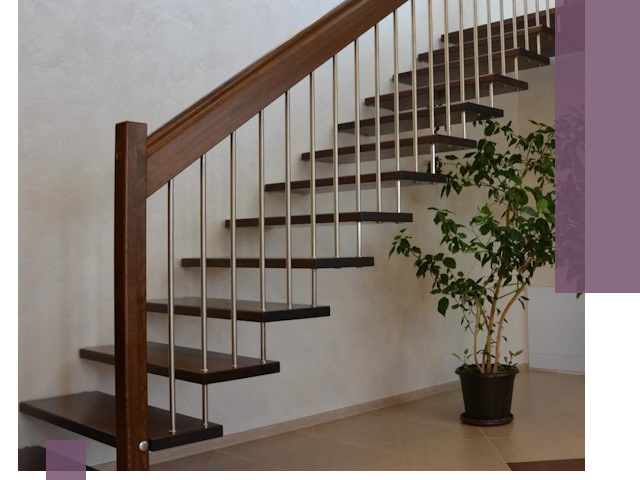 Лестницы на больцах под ключ в Тейково – изготовление и монтаж