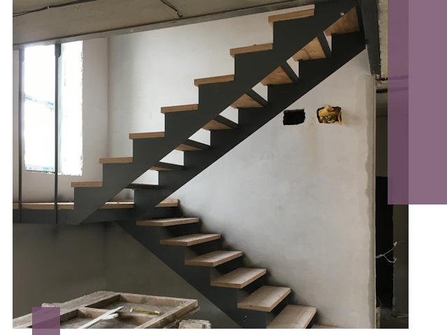 Изготовление лестниц на металлокаркасе в Тейково от производителя