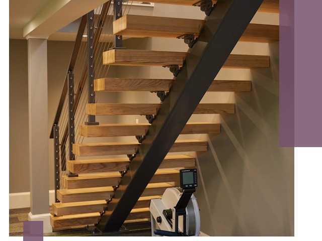 Лестницы на монокосоурах под ключ в Тейково - изготовление и монтаж