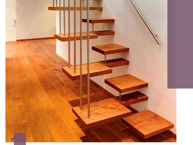 Лестницы «гусиный шаг» на заказ в Тейково для узких пространств