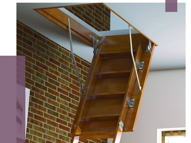 Установка чердачной лестницы в Тейково от 8318 руб. | ПРОЛЁТ-Ткв