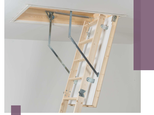 Установка чердачной лестницы под ключ в Тейково