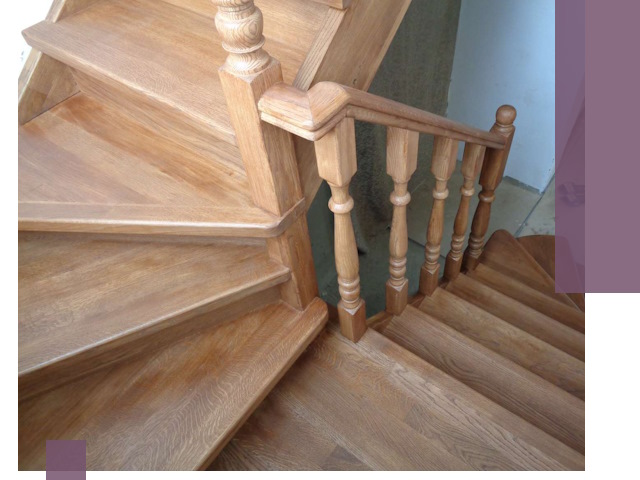 Дубовые лестницы под ключ в Тейково: изготовление и монтаж