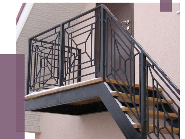 Металлические перила в Тейково от 4567 руб.  | ПРОЛЁТ-Ткв