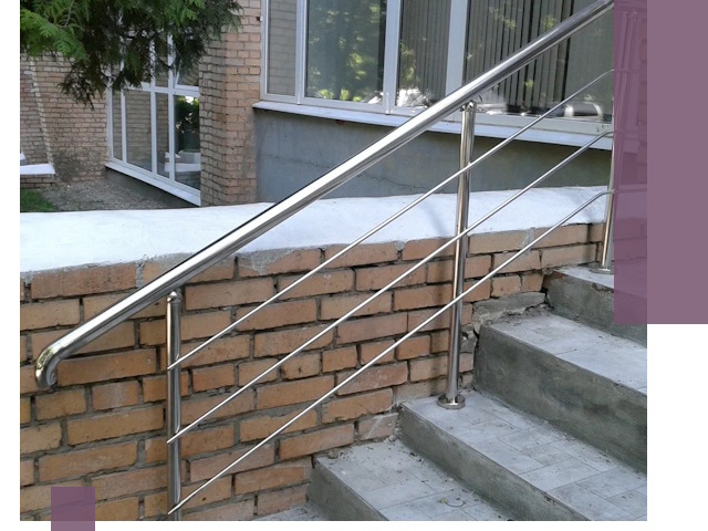 Перила из нержавеющей стали высокого качества в Тейково