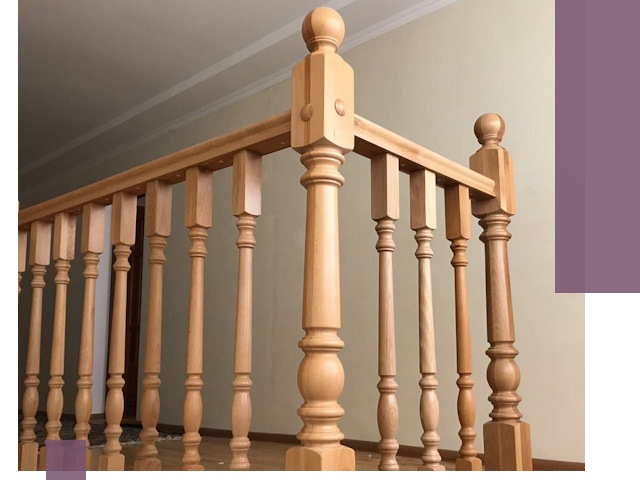 Деревянные перила на заказ в Тейково: монтаж и изготовление