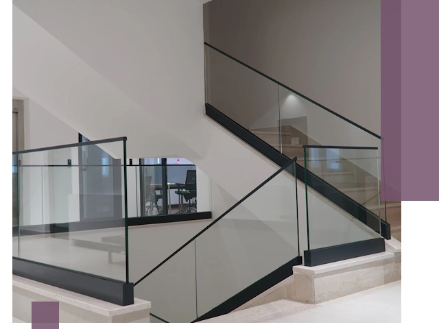 Стеклянные перила премиум-класса с установкой в Тейково