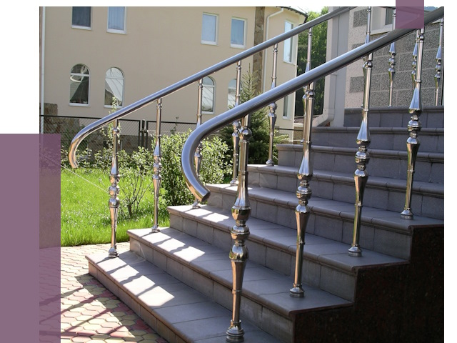 Перила для крыльца в Тейково от 11417 руб. — монтаж ПРОЛЁТ-Ткв