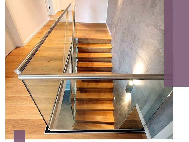 Перила для лестницы в доме — изготовление и монтаж в Тейково