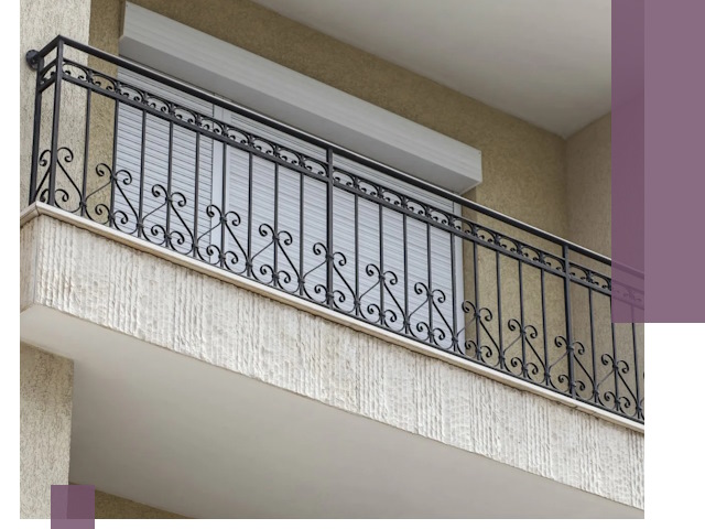 Балконные ограждения из металла и стекла в Тейково для домов