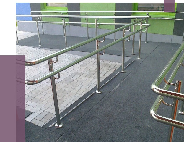 Ограждения пандусов в Тейково от 4621 руб. монтаж | ПРОЛЁТ-Ткв