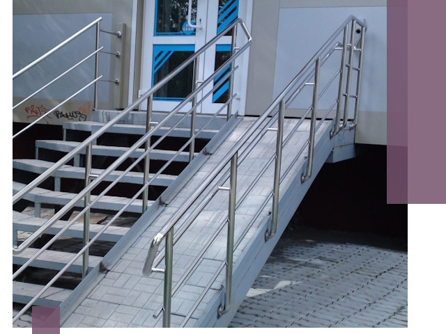 Пандус на крыльцо под ключ в Тейково: монтаж и изготовление