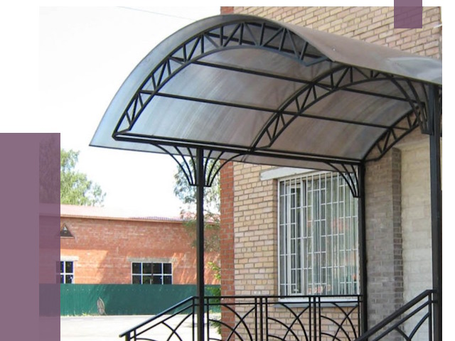 Металлические навесы и козырьки в Тейково от 13591 руб.