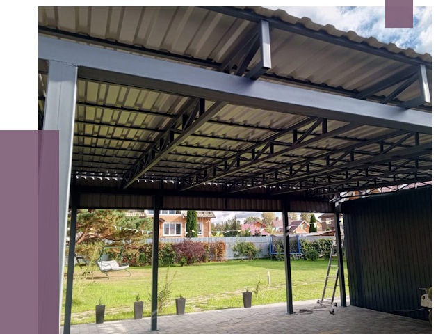 Монтаж навесов в Тейково от 7829 руб. — установка навеса | ПРОЛЁТ-Ткв