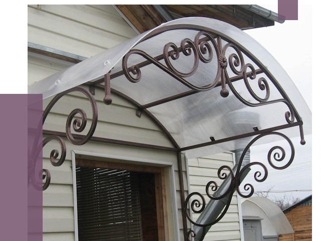 Изготовление козырьков в Тейково от 7829 руб. — заказать | ПРОЛЁТ-Ткв