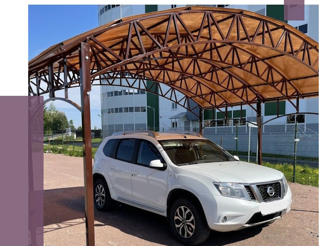 Недорогие навесы в Тейково от 45667 руб.  | ПРОЛЁТ-Ткв