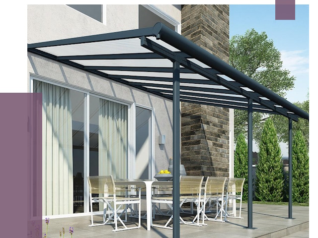 Навесы пристенные в Тейково от 9677 руб. — монтаж и установка | ПРОЛЁТ-Ткв