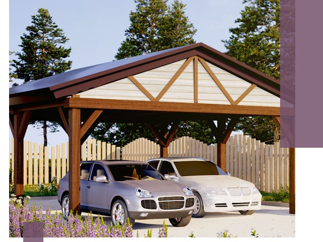 Навесы для автомобиля в Тейково — изготовление и монтаж