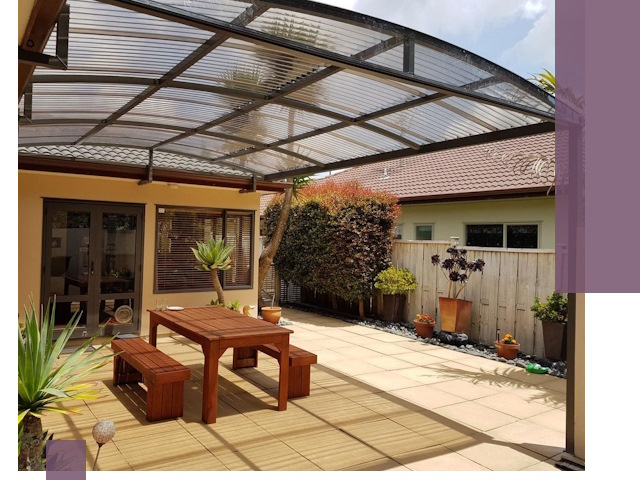 Навесы во двор под ключ в Тейково — изготовление и монтаж