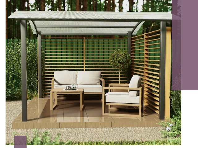 Навесы для дачи в Тейково: изготовление, монтаж и демонтаж