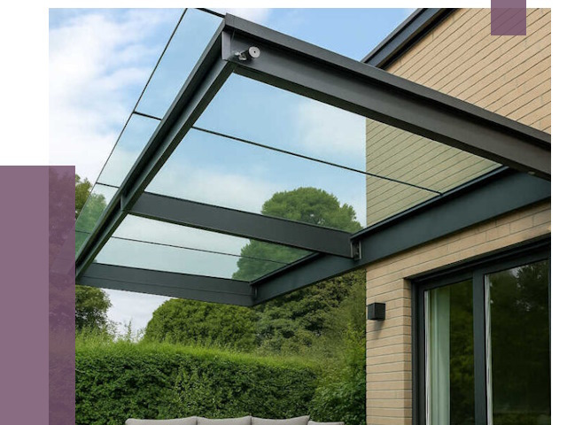 Стеклянные навесы и козырьки в Тейково от 13048 руб.