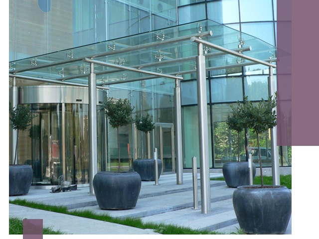 Навесы из стекла на заказ в Тейково — монтаж и установка