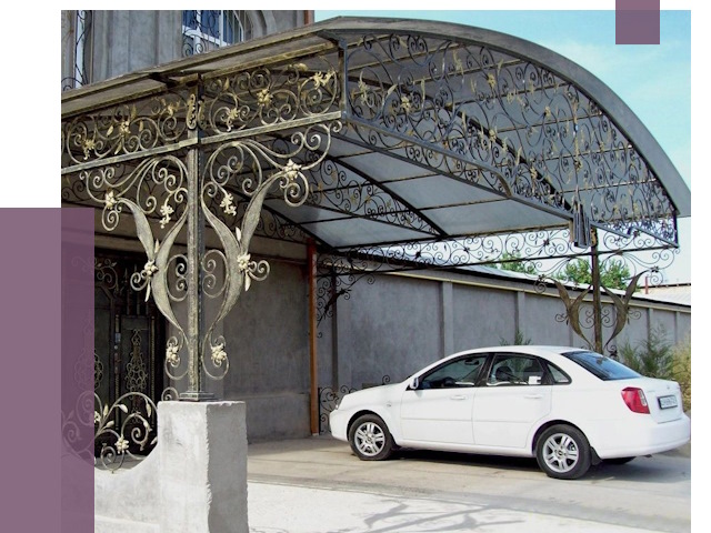 Кованые навесы в Тейково от 15494 руб. | ПРОЛЁТ-Ткв