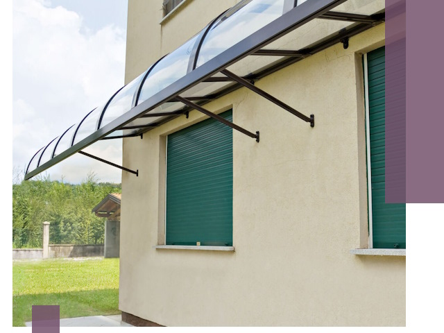 Козырьки над окнами в Тейково — изготовление и монтаж по выгоде