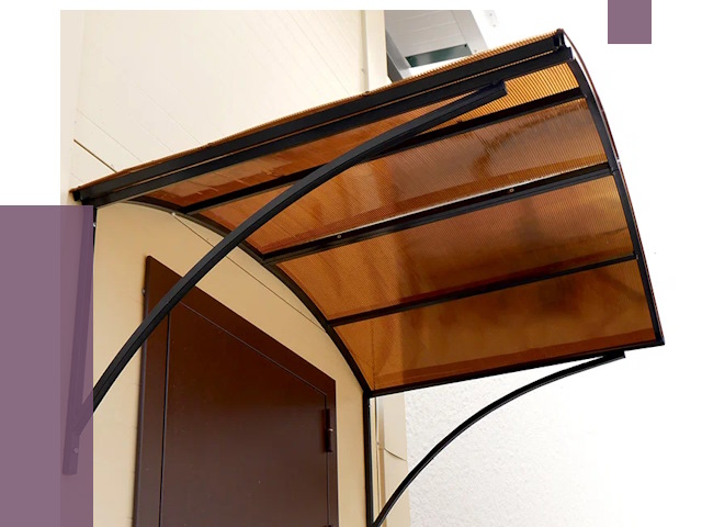 Недорогие козырьки в Тейково от 8068 руб.  | ПРОЛЁТ-Ткв