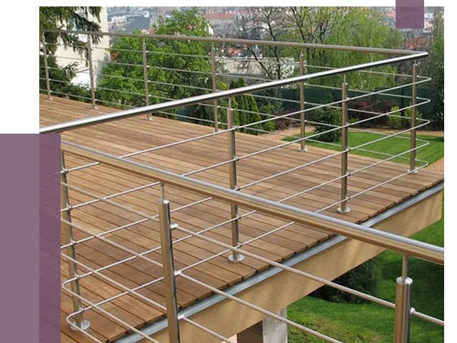 Алюминиевые парапеты в Тейково под ключ от 8263 руб. 