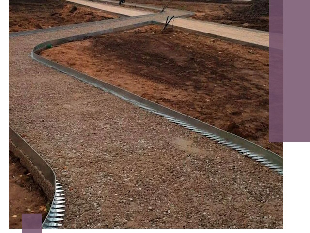 Металлические бордюры под ключ в Тейково — изготовление и монтаж