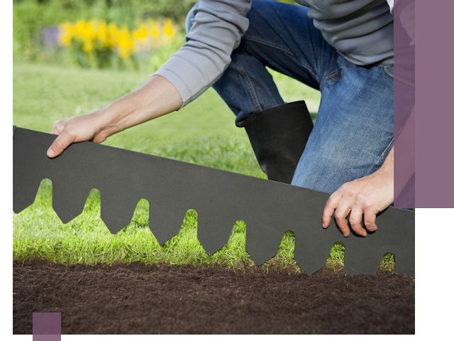 Металлические бордюры для газона в Тейково — изготовление и монтаж