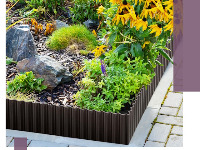 Металлические бордюры для клумб в Тейково — производство и монтаж