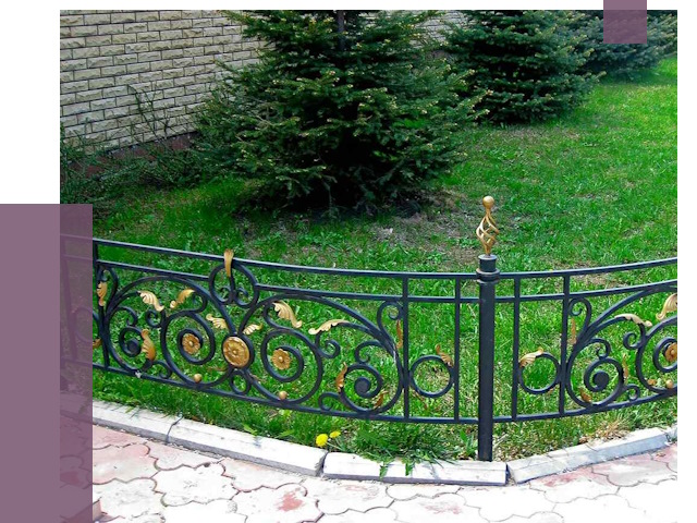 Кованые газонные ограждения в Тейково от 8100 руб. — ПРОЛЁТ-Ткв